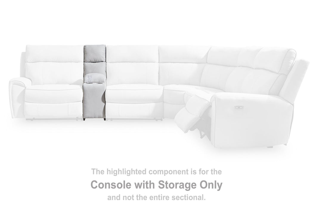 Social Pointe Reclining Sectional with Storage Consoles - Orlando Furniture Outlet (Casselberry,FL)