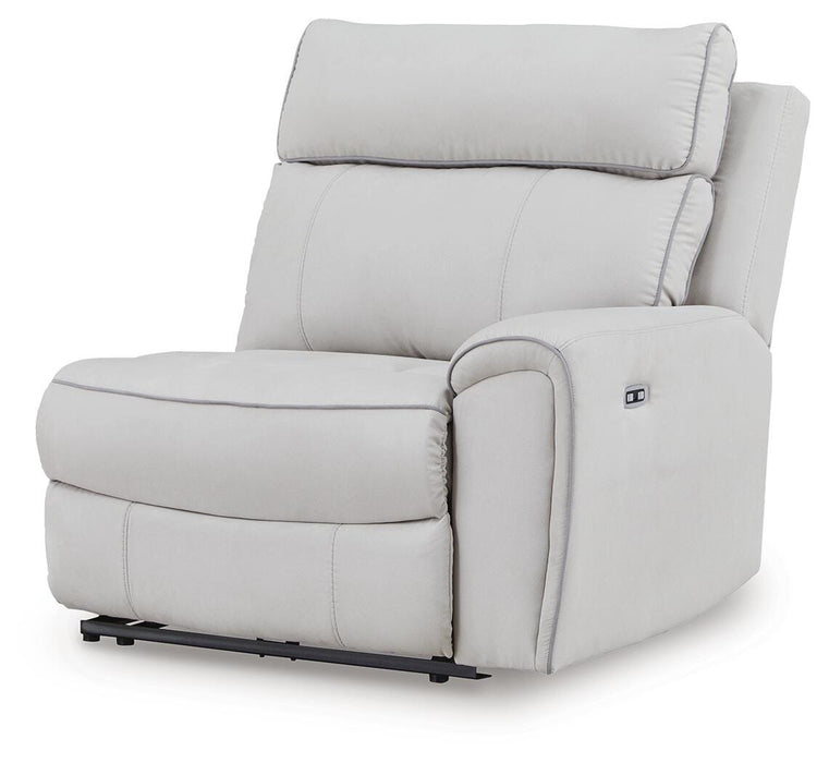 Social Pointe Reclining Sectional with Storage Consoles