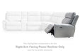 Social Pointe Reclining Sectional with Storage Consoles - Orlando Furniture Outlet (Casselberry,FL)