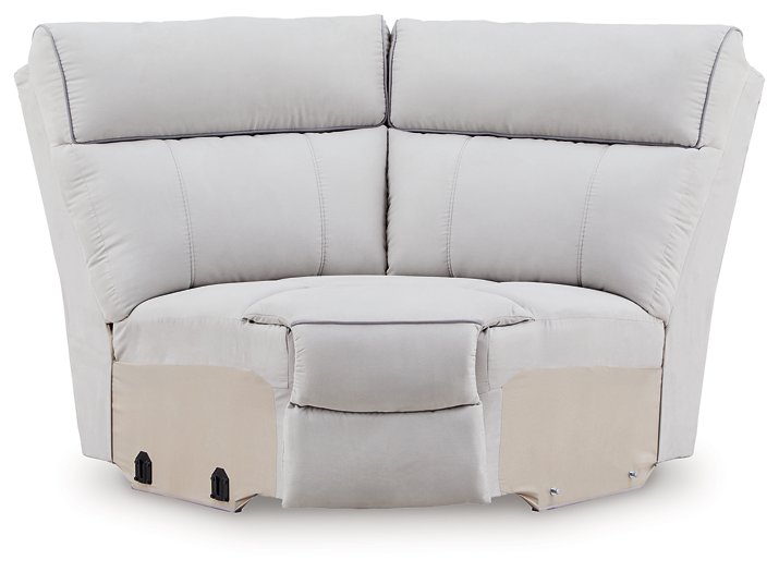 Social Pointe Reclining Sectional with Storage Consoles - Orlando Furniture Outlet (Casselberry,FL)