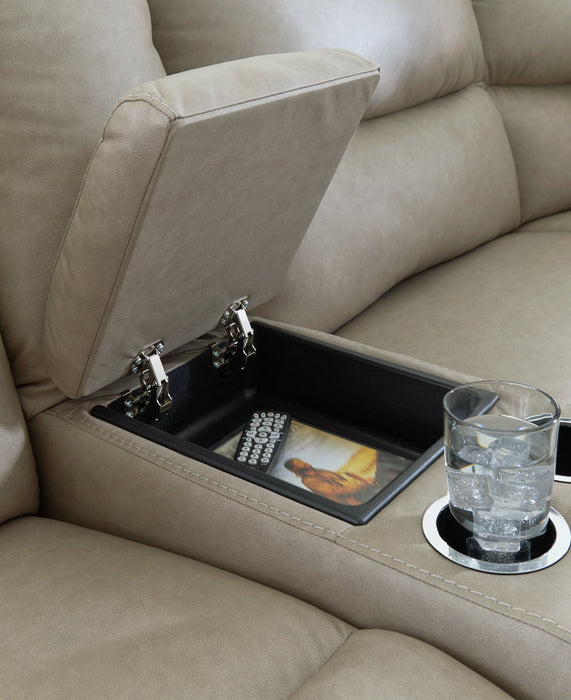 Narwhal Place Reclining Sectional with Storage Console - Orlando Furniture Outlet (Casselberry,FL)