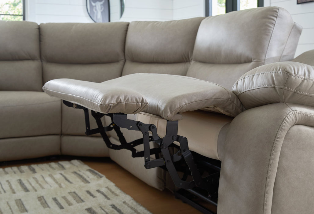 Narwhal Place Reclining Sectional with Storage Console - Orlando Furniture Outlet (Casselberry,FL)