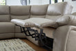 Narwhal Place Reclining Sectional with Storage Console - Orlando Furniture Outlet (Casselberry,FL)