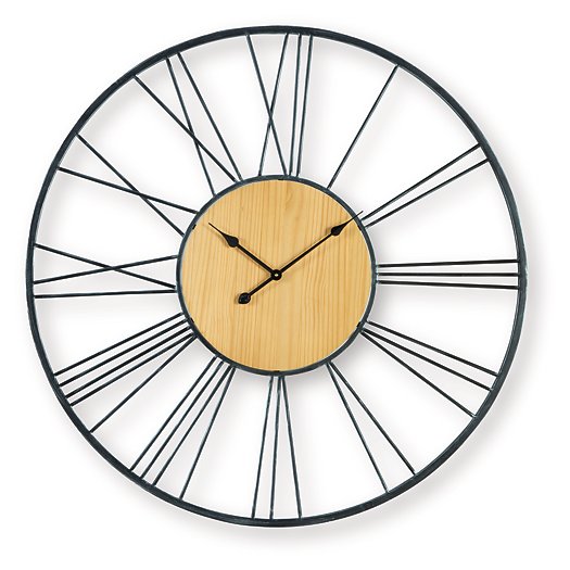 Brockett Wall Clock - Orlando Furniture Outlet (Casselberry,FL)