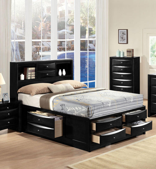Acme Ireland Queen Storage Bed in Black 21610Q - Orlando Furniture Outlet (Casselberry,FL)