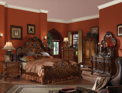 Dresden Cherry Oak Queen Bed - Orlando Furniture Outlet (Casselberry,FL)