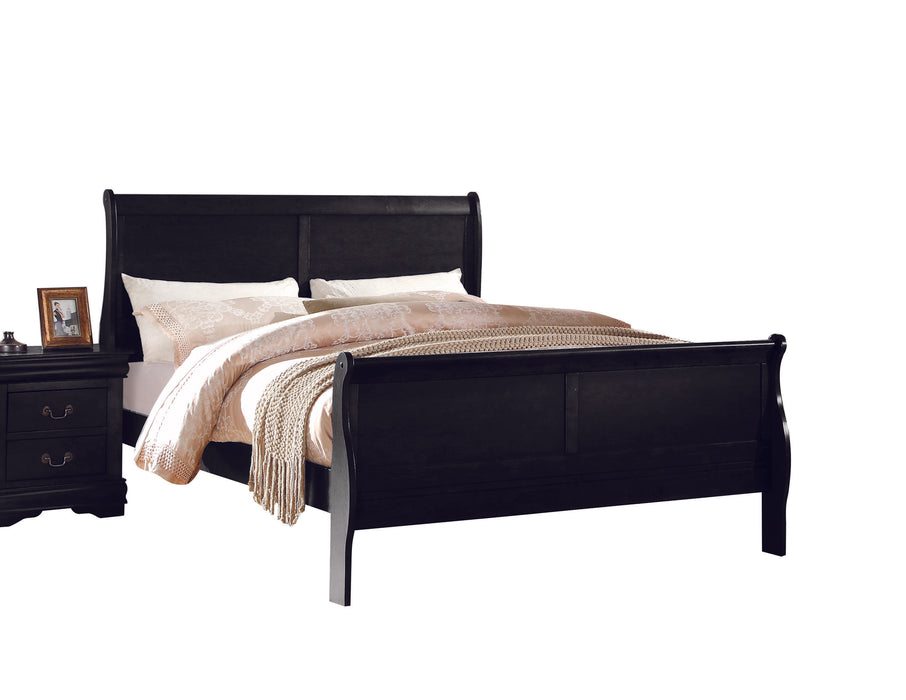 Louis Philippe Black Twin Bed - Orlando Furniture Outlet (Casselberry,FL)