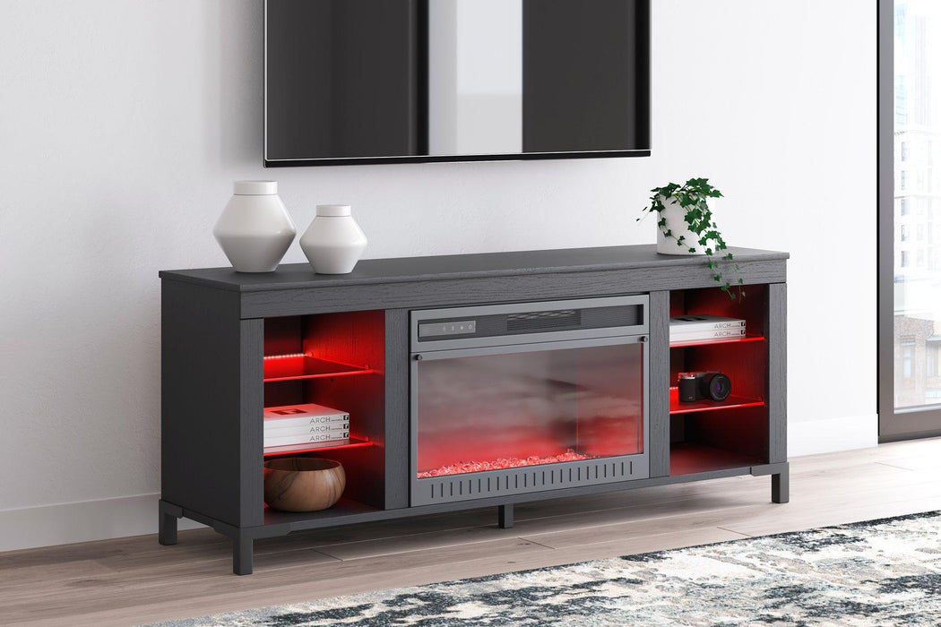 Cayberry 60" TV Stand with Electric Fireplace - Orlando Furniture Outlet (Casselberry,FL)
