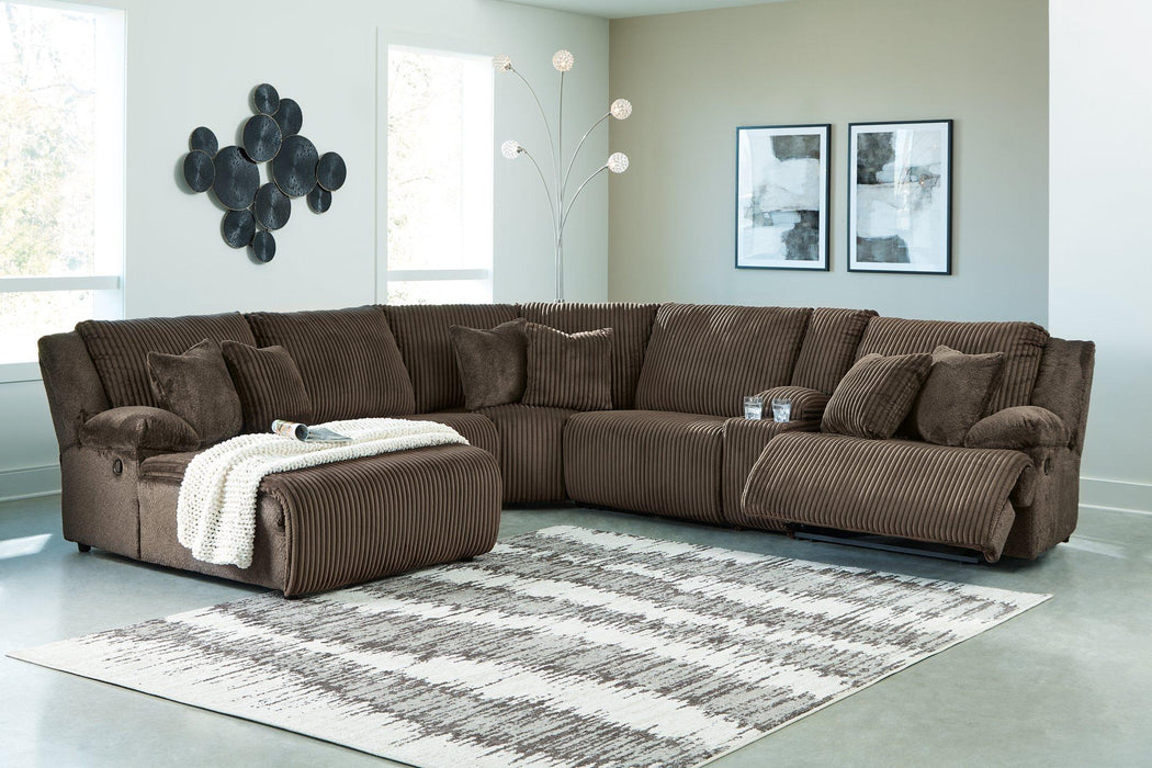 Top Tier Reclining Sectional with Chaise - Orlando Furniture Outlet (Casselberry,FL)