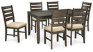 Rokane Dining Table and Chairs (Set of 7) image