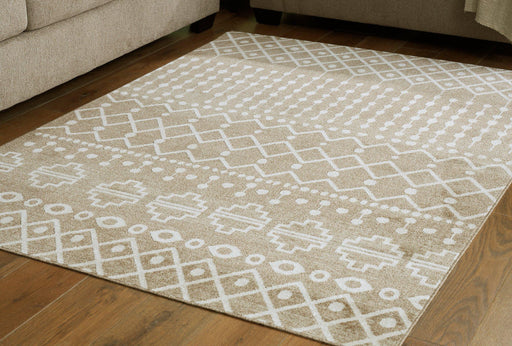 Bunchly 4'11" x 7'2" Washable Rug - Orlando Furniture Outlet (Casselberry,FL)