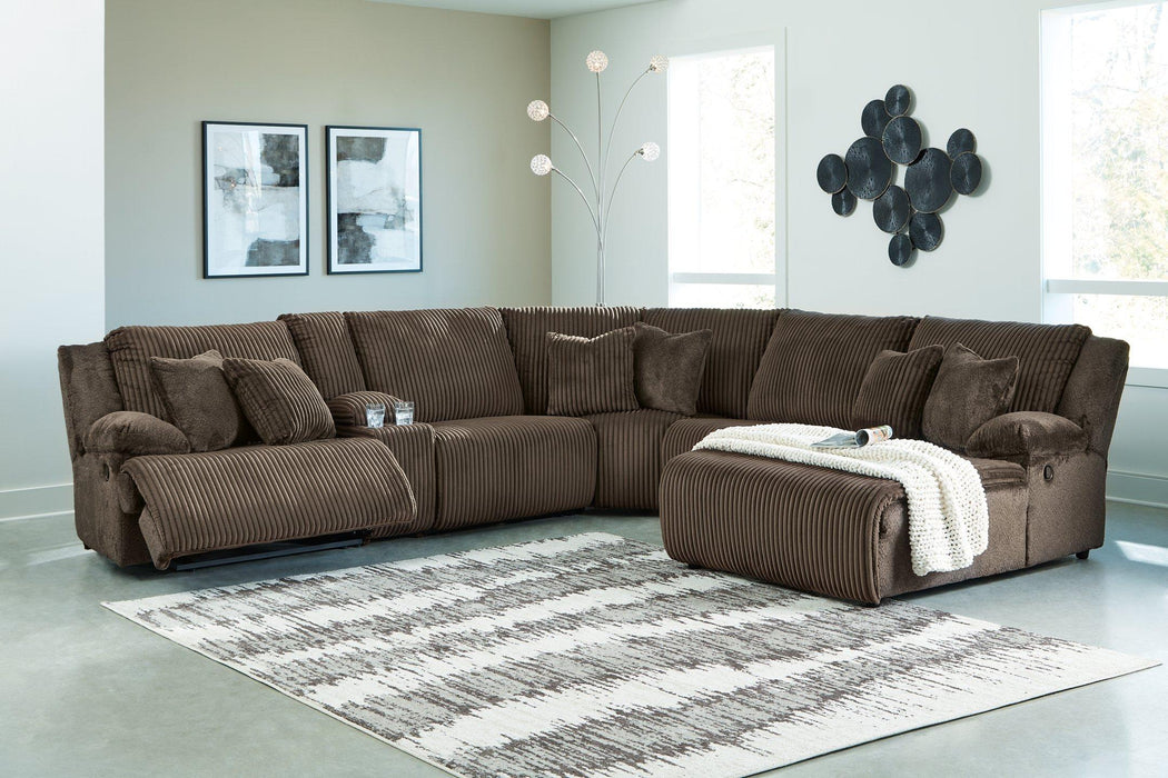 Top Tier Reclining Sectional with Chaise - Orlando Furniture Outlet (Casselberry,FL)