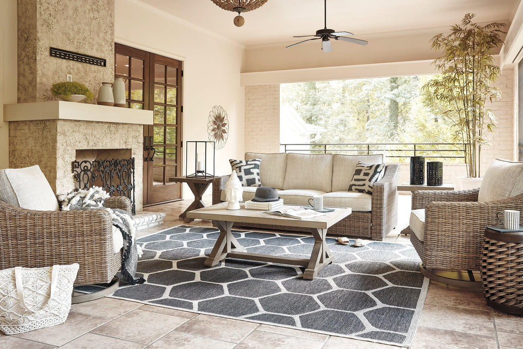 Beachcroft Outdoor Sofa with Cushion - Orlando Furniture Outlet (Casselberry,FL)