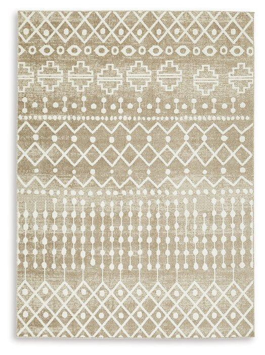 Bunchly 4'11" x 7'2" Washable Rug - Orlando Furniture Outlet (Casselberry,FL)