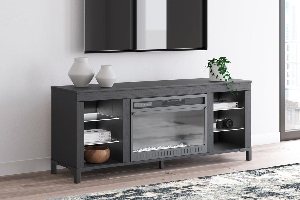 Cayberry 60" TV Stand with Electric Fireplace - Orlando Furniture Outlet (Casselberry,FL)