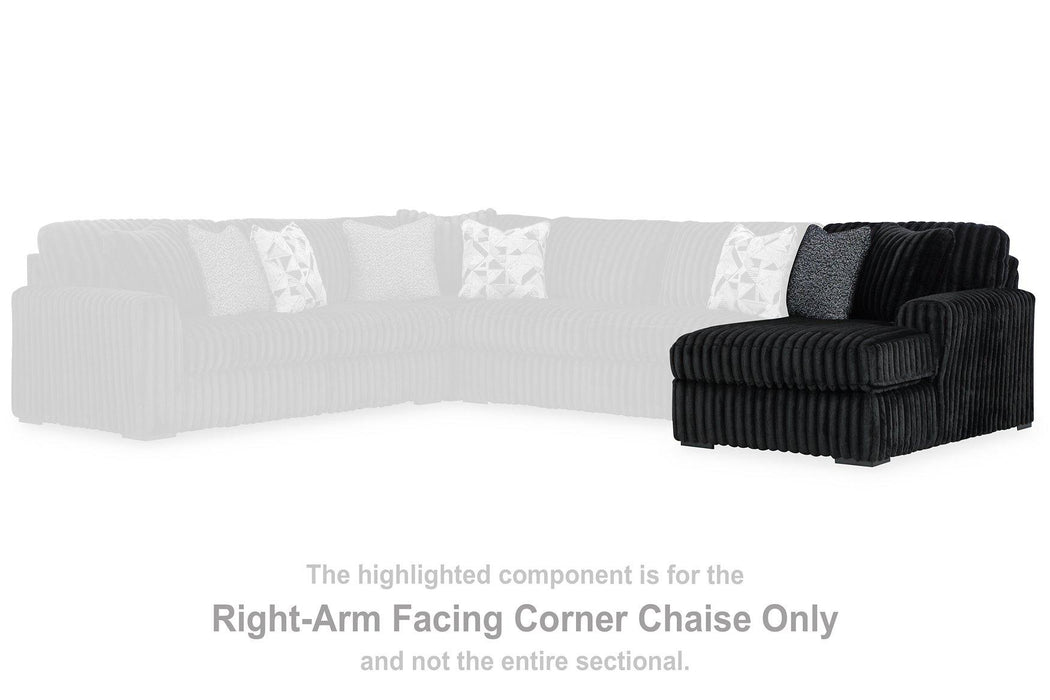 Midnight-Madness Sectional with Chaise - Orlando Furniture Outlet (Casselberry,FL)
