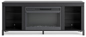Cayberry 60" TV Stand with Electric Fireplace - Orlando Furniture Outlet (Casselberry,FL)