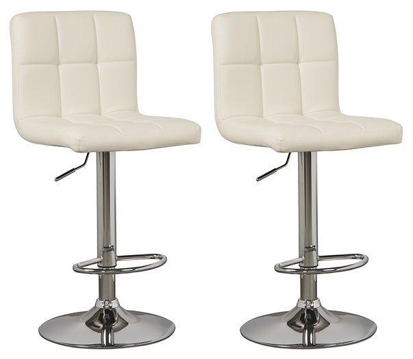 Bellatier Adjustable Height Bar Stool - Orlando Furniture Outlet (Casselberry,FL)