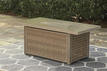 Beachcroft Outdoor Fire Pit Table - Orlando Furniture Outlet (Casselberry,FL)