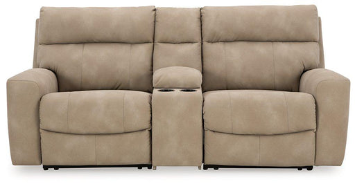 Next-Gen DuraPella Power Reclining Sectional Loveseat with Console - Orlando Furniture Outlet (Casselberry,FL)