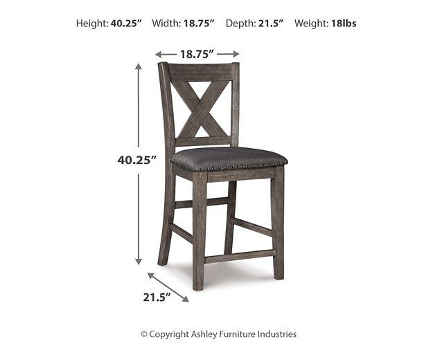 Caitbrook Counter Height Upholstered Bar Stool - Orlando Furniture Outlet (Casselberry,FL)