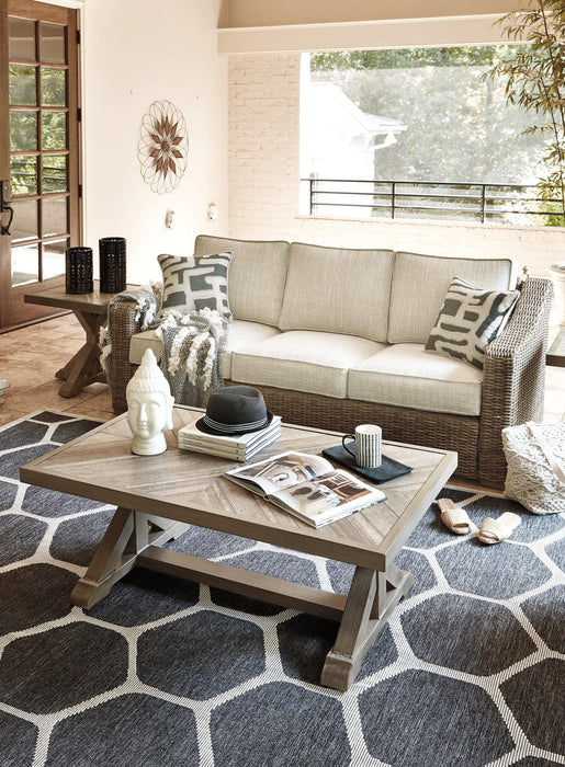 Beachcroft Outdoor Sofa with Cushion - Orlando Furniture Outlet (Casselberry,FL)