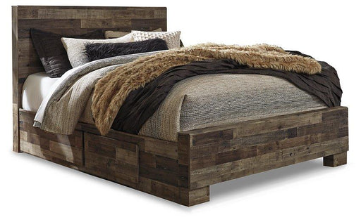 Derekson Bed with 2 Side Storage - Orlando Furniture Outlet (Casselberry,FL)
