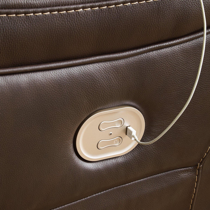 Dunleith Power Reclining Sectional Loveseat - Orlando Furniture Outlet (Casselberry,FL)