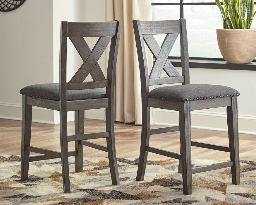 Caitbrook Counter Height Upholstered Bar Stool - Orlando Furniture Outlet (Casselberry,FL)