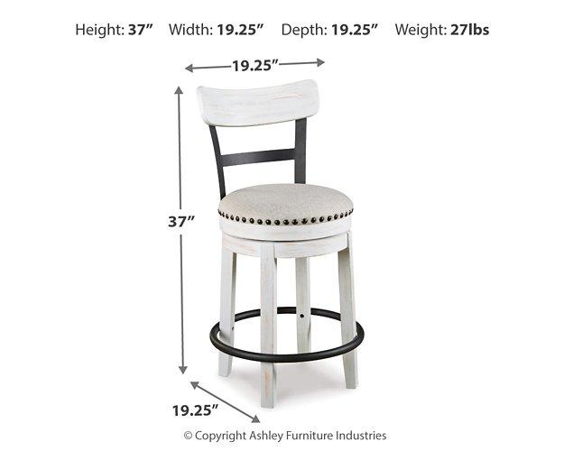 Valebeck Counter Height Bar Stool - Orlando Furniture Outlet (Casselberry,FL)