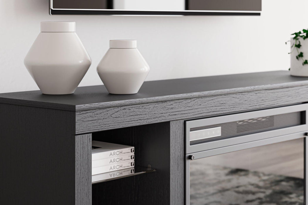 Cayberry 60" TV Stand with Electric Fireplace - Orlando Furniture Outlet (Casselberry,FL)