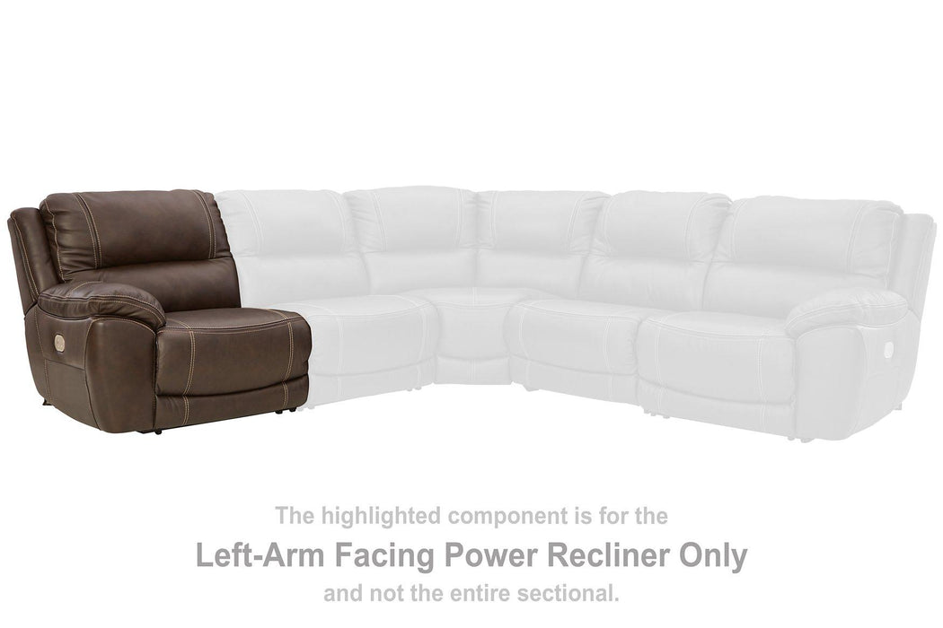 Dunleith Power Reclining Sectional Loveseat - Orlando Furniture Outlet (Casselberry,FL)