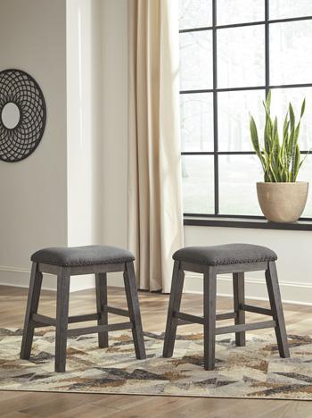 Caitbrook Counter Height Upholstered Bar Stool - Orlando Furniture Outlet (Casselberry,FL)