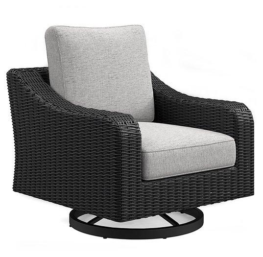 Beachcroft Outdoor Swivel Lounge with Cushion - Orlando Furniture Outlet (Casselberry,FL)