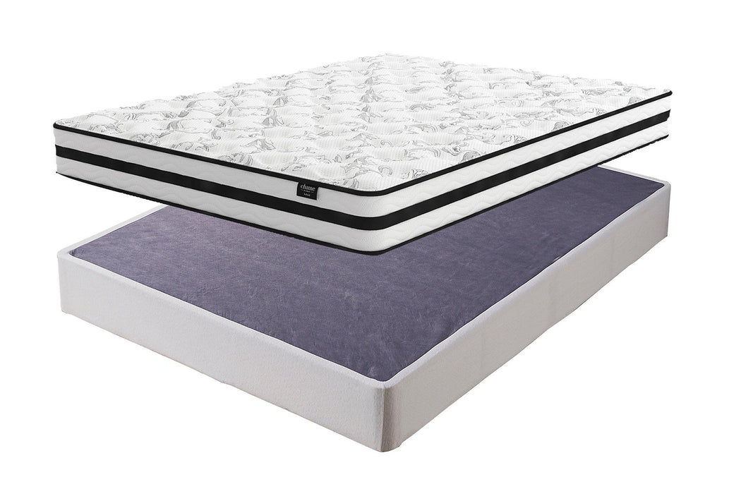 8 Inch Chime Innerspring Mattress Set - Orlando Furniture Outlet (Casselberry,FL)