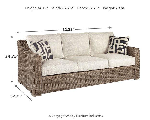 Beachcroft Outdoor Sofa with Cushion - Orlando Furniture Outlet (Casselberry,FL)