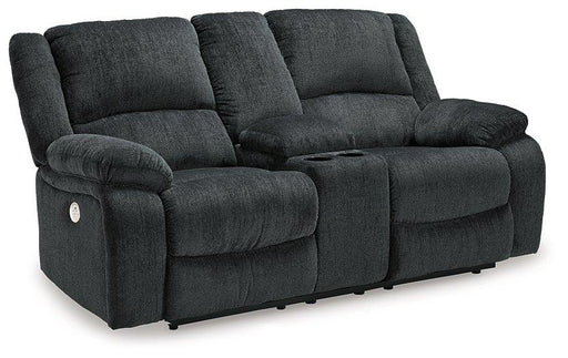 Draycoll Power Reclining Loveseat with Console - Orlando Furniture Outlet (Casselberry,FL)
