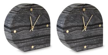 Janmour Table Clock (Set of 2) - Orlando Furniture Outlet (Casselberry,FL)