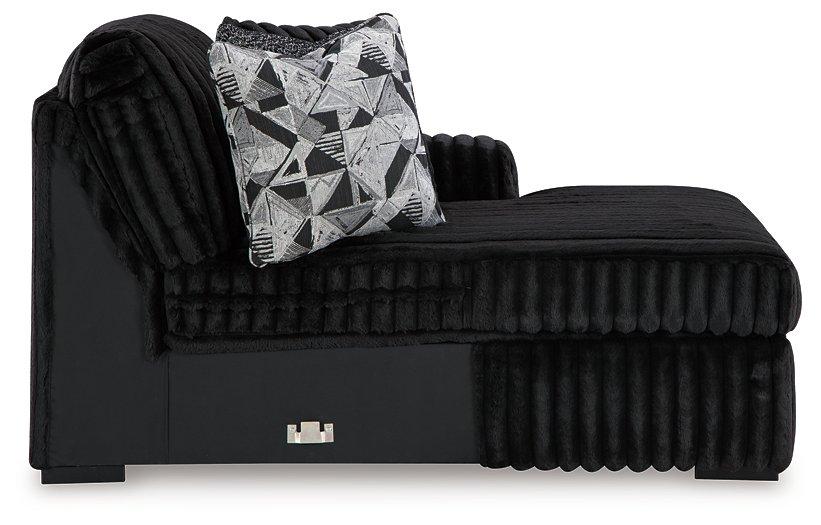 Midnight-Madness Sectional with Chaise - Orlando Furniture Outlet (Casselberry,FL)