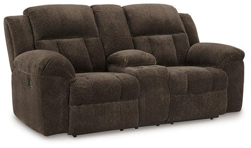 Frohn Reclining Loveseat with Console - Orlando Furniture Outlet (Casselberry,FL)