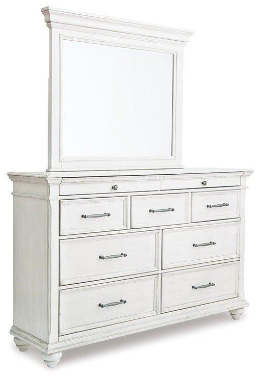Kanwyn Dresser and Mirror - Orlando Furniture Outlet (Casselberry,FL)