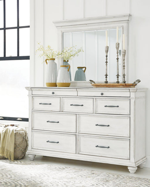 Kanwyn Dresser and Mirror - Orlando Furniture Outlet (Casselberry,FL)