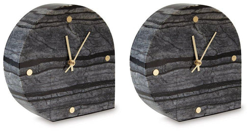 Janmour Table Clock (Set of 2) - Orlando Furniture Outlet (Casselberry,FL)