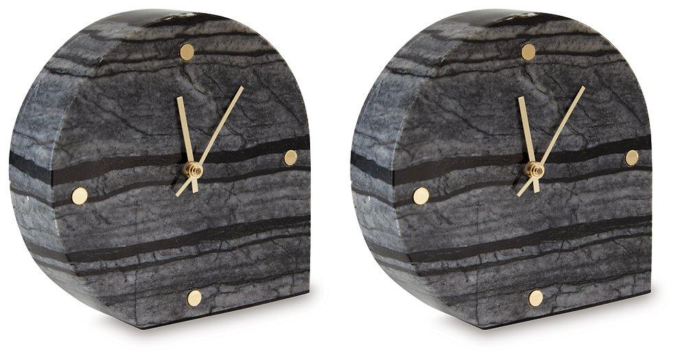 Janmour Table Clock (Set of 2) - Orlando Furniture Outlet (Casselberry,FL)