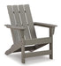 Visola Outdoor Adirondack Chair Set with End Table - Orlando Furniture Outlet (Casselberry,FL)