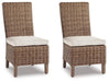Beachcroft Outdoor Side Chair with Cushion (Set of 2) - Orlando Furniture Outlet (Casselberry,FL)