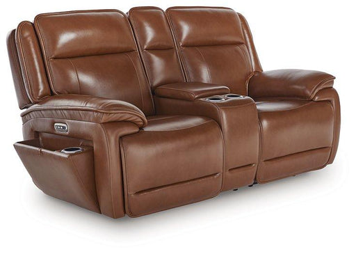 Healy Pier Power Reclining Loveseat with Console - Orlando Furniture Outlet (Casselberry,FL)