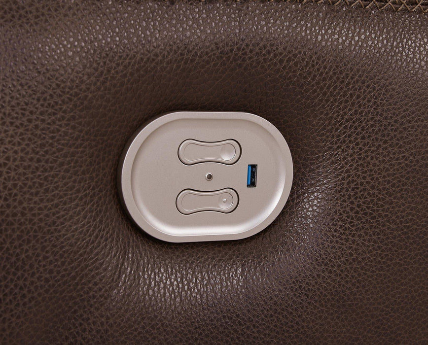 Alessandro Power Reclining Loveseat with Console - Orlando Furniture Outlet (Casselberry,FL)