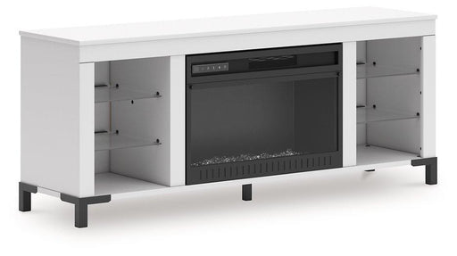 Brollevi 60" TV Stand with Electric Fireplace - Orlando Furniture Outlet (Casselberry,FL)
