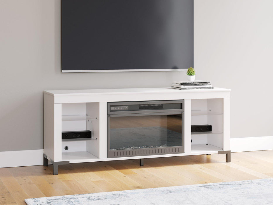 Brollevi 60" TV Stand with Electric Fireplace - Orlando Furniture Outlet (Casselberry,FL)
